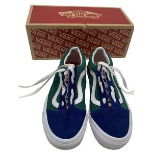 Vans Old Skool Low Top Yacht Club Color Block Shoes Mens Size 7 Womens Size 8.5